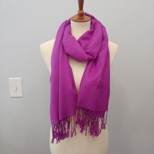 Pashmina Cashmere Purple Wrap, Soft